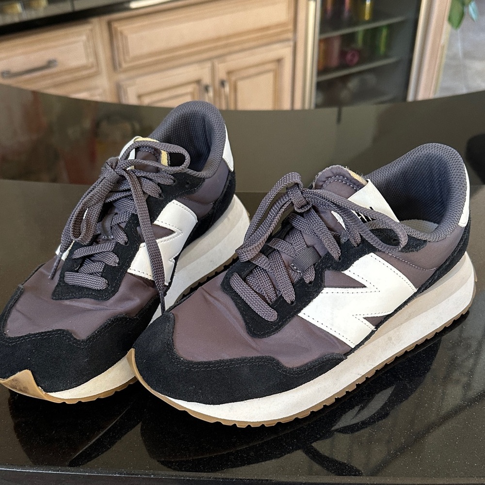 New Balance Black and Gray Athletic Shoes